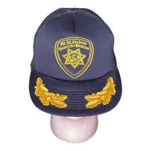 New Vintage Embroidered Mt. St. Helens Search & Rescue Trucker Cap Mesh SnapBack